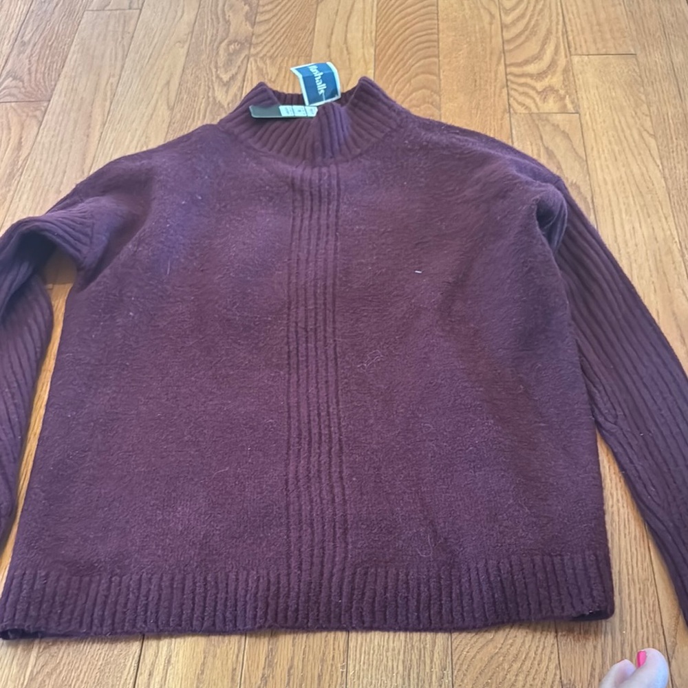 Women's Burgundy Sweater